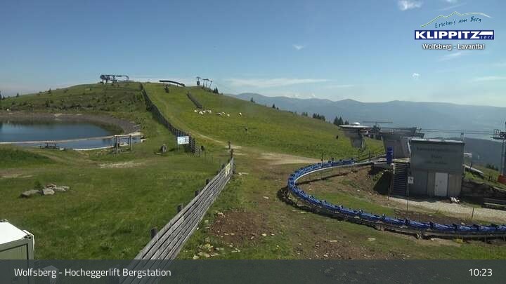 Archived image Webcam Wolfsberg - Hocheggerlift Top