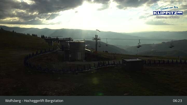 Archiv Foto Webcam Wolfsberg - Hocheggerlift Berg