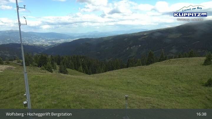 Archiv Foto Webcam Wolfsberg - Hocheggerlift Berg