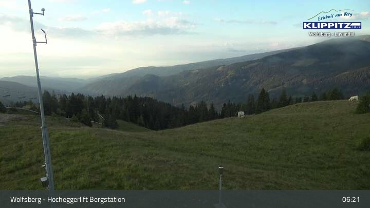 Archived image Webcam Wolfsberg - Hocheggerlift Top
