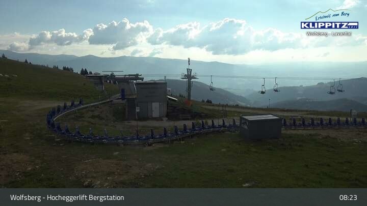 Archived image Webcam Wolfsberg - Hocheggerlift Top