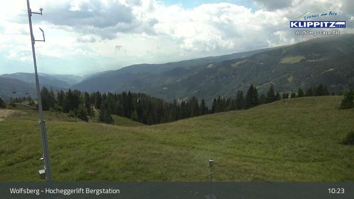Archived image Webcam Wolfsberg - Hocheggerlift Top