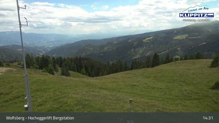 Archived image Webcam Wolfsberg - Hocheggerlift Top