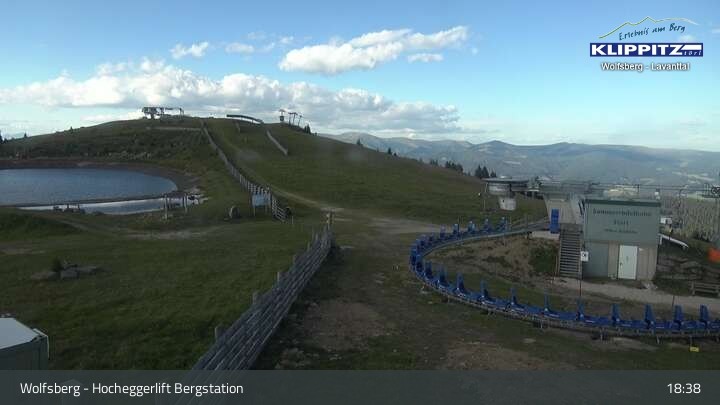 Archived image Webcam Wolfsberg - Hocheggerlift Top