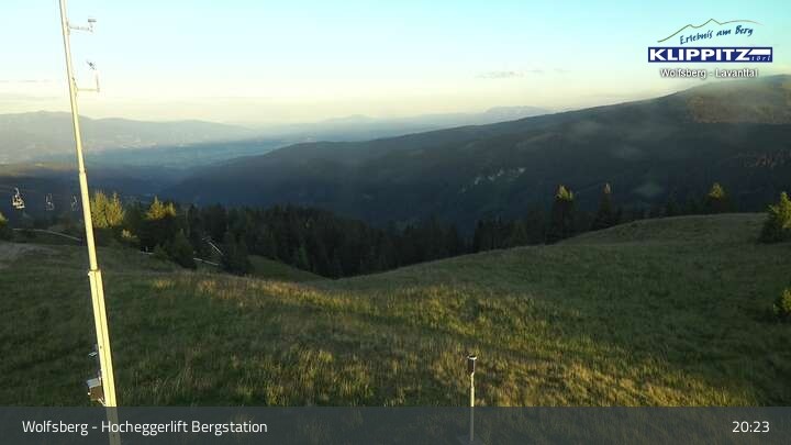 Archived image Webcam Wolfsberg - Hocheggerlift Top