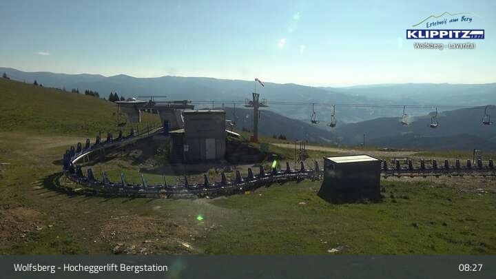 Archived image Webcam Wolfsberg - Hocheggerlift Top