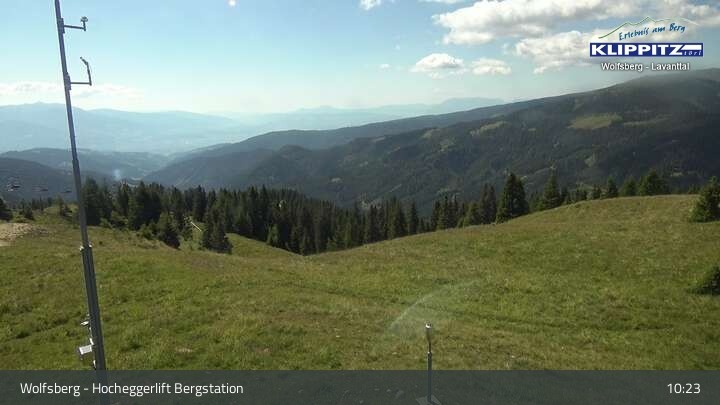 Archiv Foto Webcam Wolfsberg - Hocheggerlift Berg