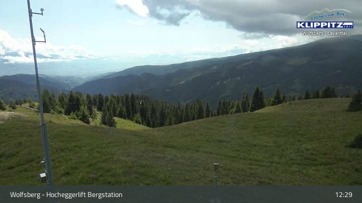 Archiv Foto Webcam Wolfsberg - Hocheggerlift Berg