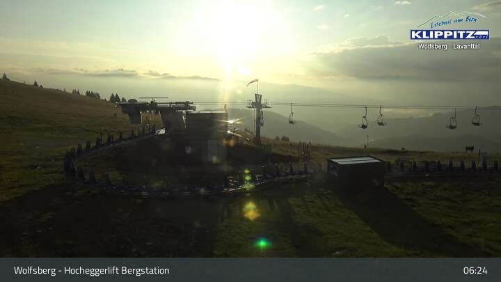 Archiv Foto Webcam Wolfsberg - Hocheggerlift Berg
