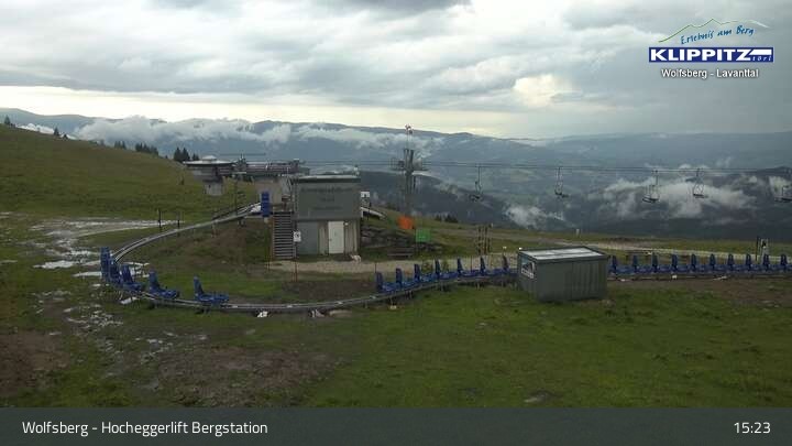 Archiv Foto Webcam Wolfsberg - Hocheggerlift Berg