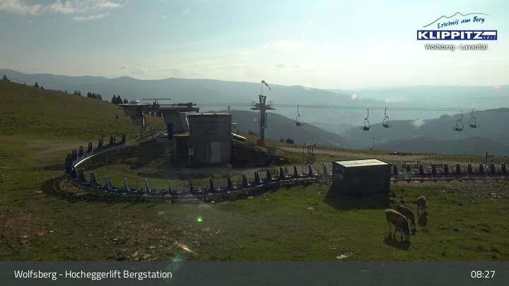 Archiv Foto Webcam Wolfsberg - Hocheggerlift Berg