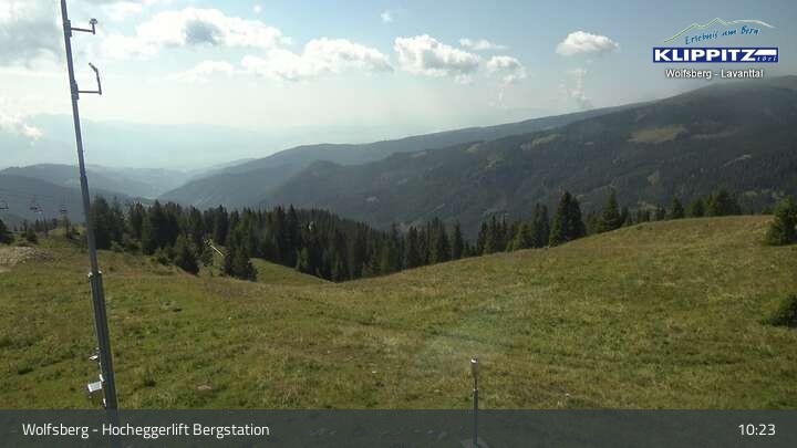Archiv Foto Webcam Wolfsberg - Hocheggerlift Berg
