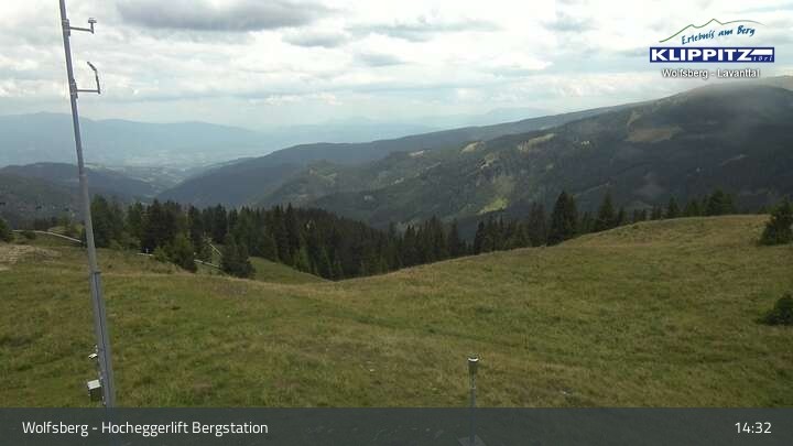Archiv Foto Webcam Wolfsberg - Hocheggerlift Berg