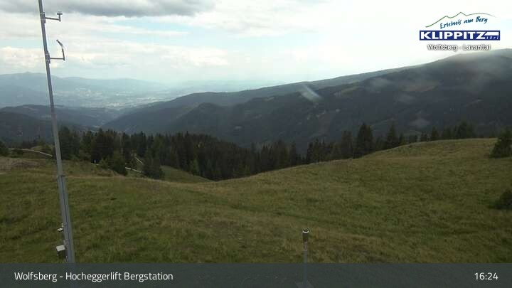 Archiv Foto Webcam Wolfsberg - Hocheggerlift Berg