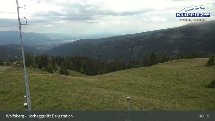 Archiv Foto Webcam Wolfsberg - Hocheggerlift Berg
