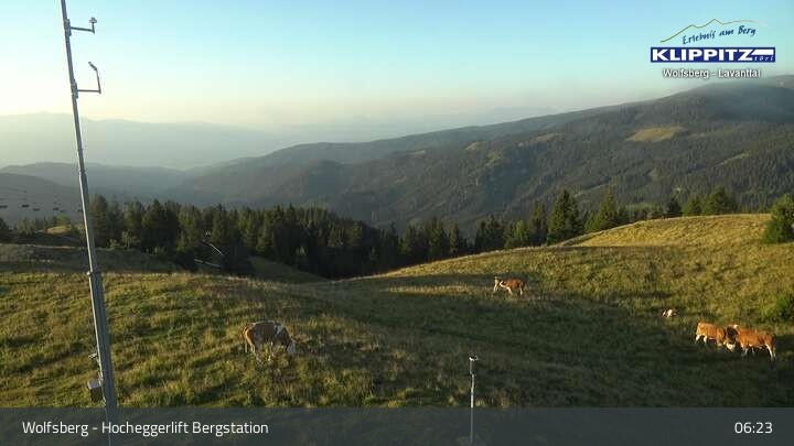 Archiv Foto Webcam Wolfsberg - Hocheggerlift Berg