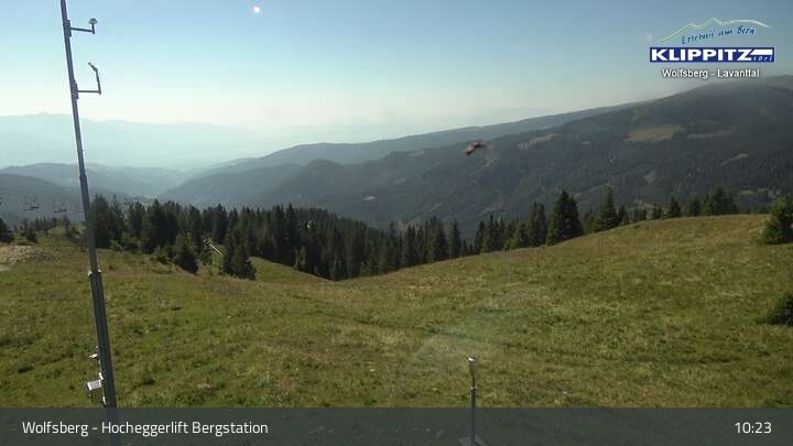 Archiv Foto Webcam Wolfsberg - Hocheggerlift Berg