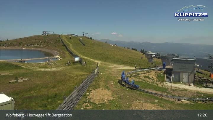 Archiv Foto Webcam Wolfsberg - Hocheggerlift Berg