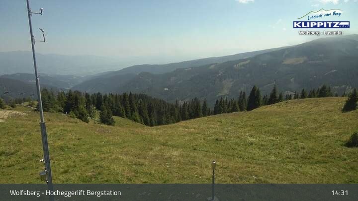 Archiv Foto Webcam Wolfsberg - Hocheggerlift Berg
