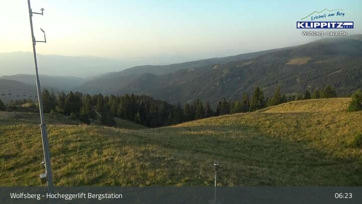 Archiv Foto Webcam Wolfsberg - Hocheggerlift Berg