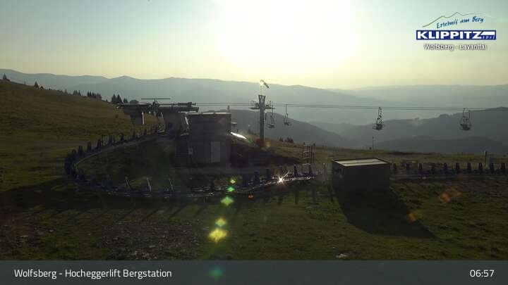 Archiv Foto Webcam Wolfsberg - Hocheggerlift Berg