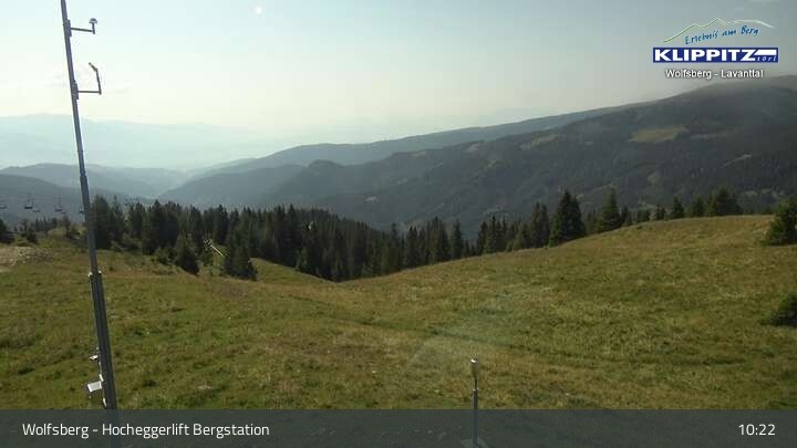 Archiv Foto Webcam Wolfsberg - Hocheggerlift Berg