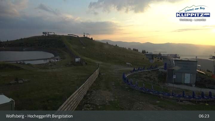 Archived image Webcam Wolfsberg - Hocheggerlift Top