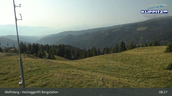 Archiv Foto Webcam Wolfsberg - Hocheggerlift Berg