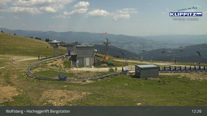 Archiv Foto Webcam Wolfsberg - Hocheggerlift Berg