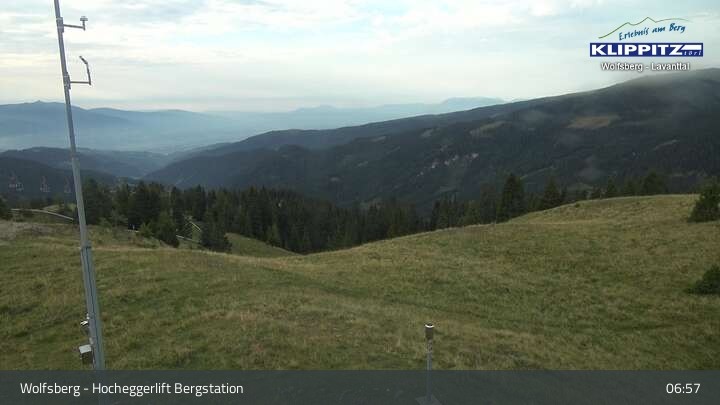 Archiv Foto Webcam Wolfsberg - Hocheggerlift Berg