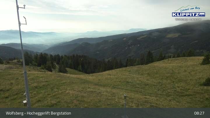 Archiv Foto Webcam Wolfsberg - Hocheggerlift Berg