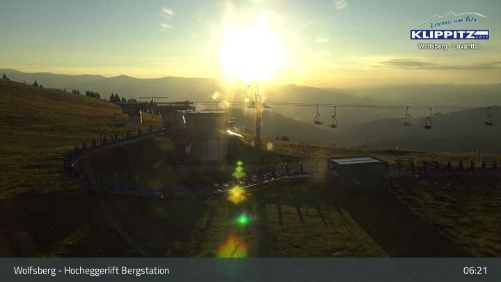 Archiv Foto Webcam Wolfsberg - Hocheggerlift Berg