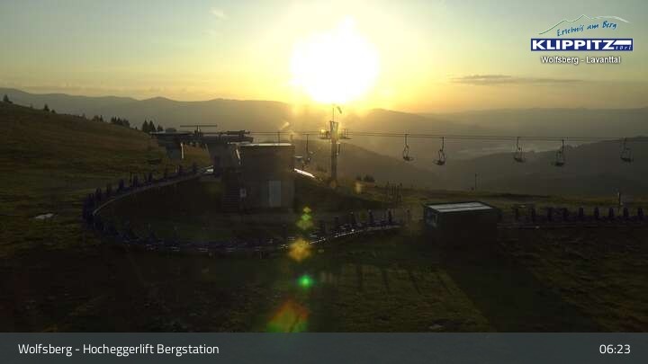 Archiv Foto Webcam Wolfsberg - Hocheggerlift Berg