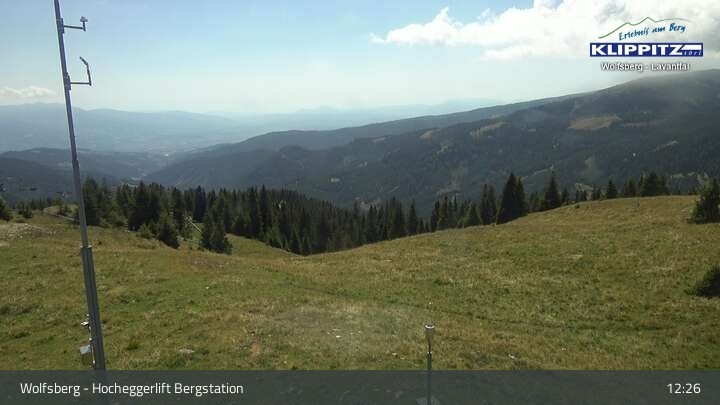 Archiv Foto Webcam Wolfsberg - Hocheggerlift Berg