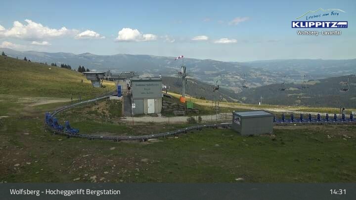 Archiv Foto Webcam Wolfsberg - Hocheggerlift Berg