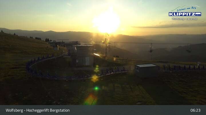 Archiv Foto Webcam Wolfsberg - Hocheggerlift Berg