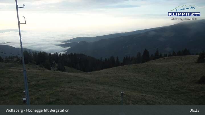Archiv Foto Webcam Wolfsberg - Hocheggerlift Berg