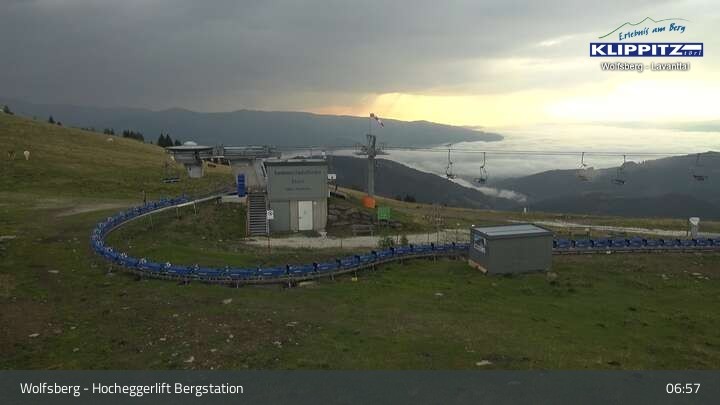 Archiv Foto Webcam Wolfsberg - Hocheggerlift Berg