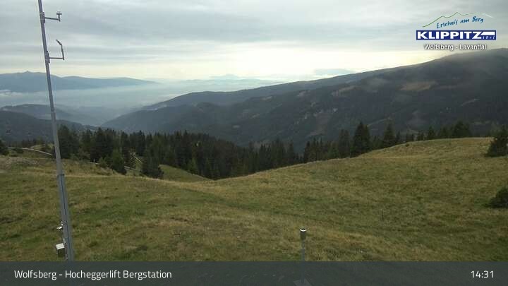 Archiv Foto Webcam Wolfsberg - Hocheggerlift Berg