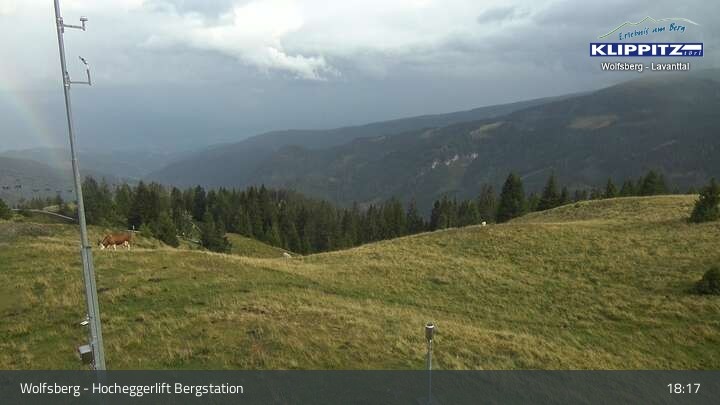 Archiv Foto Webcam Wolfsberg - Hocheggerlift Berg