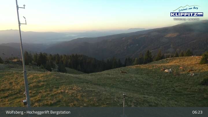 Archiv Foto Webcam Wolfsberg - Hocheggerlift Berg