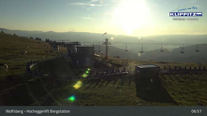 Archiv Foto Webcam Wolfsberg - Hocheggerlift Berg