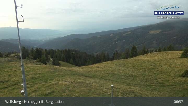 Archiv Foto Webcam Wolfsberg - Hocheggerlift Berg