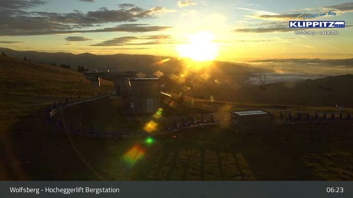Archiv Foto Webcam Wolfsberg - Hocheggerlift Berg
