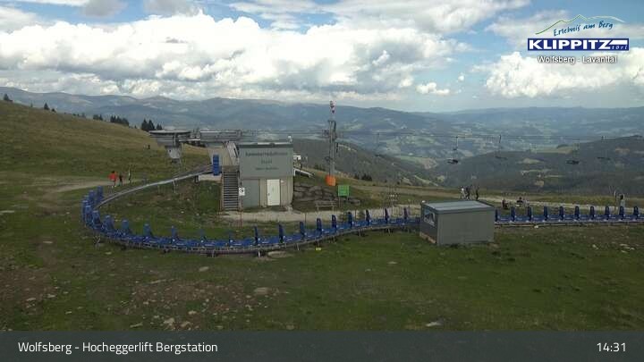 Archiv Foto Webcam Wolfsberg - Hocheggerlift Berg
