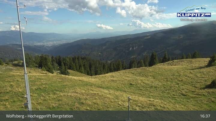Archiv Foto Webcam Wolfsberg - Hocheggerlift Berg