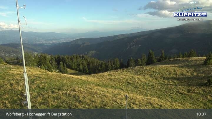Archiv Foto Webcam Wolfsberg - Hocheggerlift Berg
