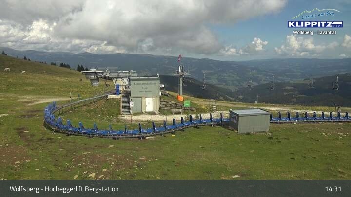 Archiv Foto Webcam Wolfsberg - Hocheggerlift Berg