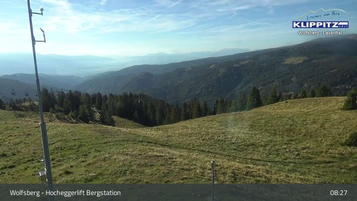 Archiv Foto Webcam Wolfsberg - Hocheggerlift Berg