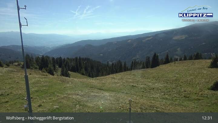 Archiv Foto Webcam Wolfsberg - Hocheggerlift Berg